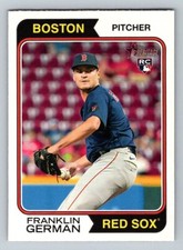 2023 Topps Heritage #77 Franklin German RC