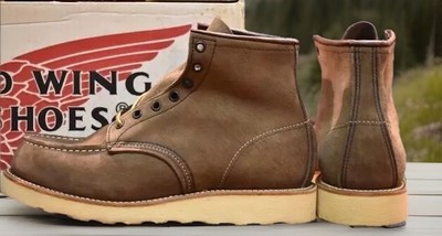 Red Wing 2877 Irish Setter Boots Nubuck Leather Brown 7.5EE USA 