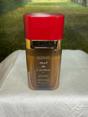 MUST DE CARTIER 100ML PERFUMED DEODORANT SPRAY (20% EVAPORATED