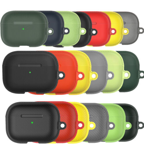 TPU Bag Case Cover Carbon Fiber Skin for New AirPods Pro 3 Wireless Earphones HY - Afbeelding 1 van 36