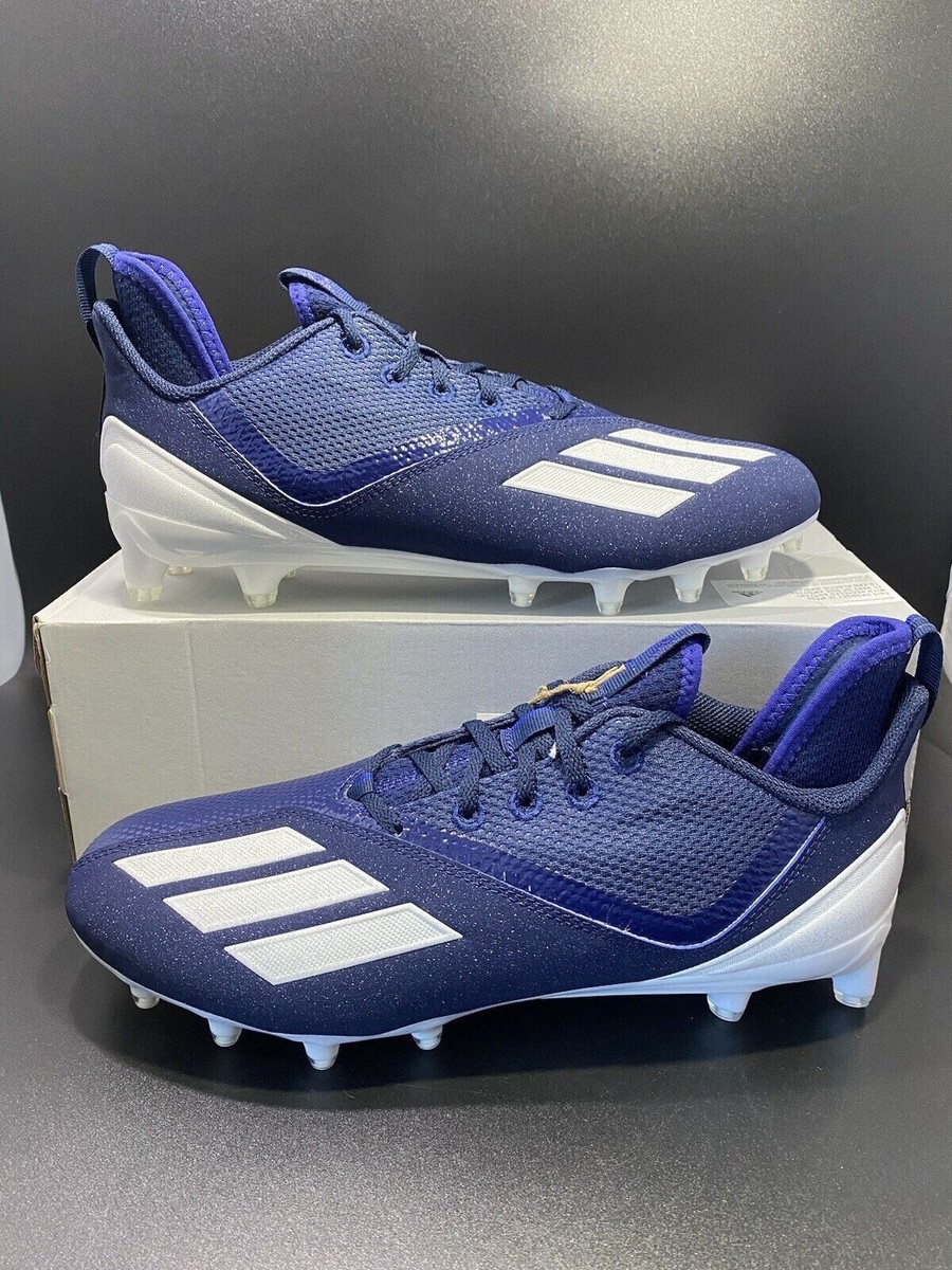 Adidas Adizero Scorch Football Cleats Navy Blue/White FX4250 
