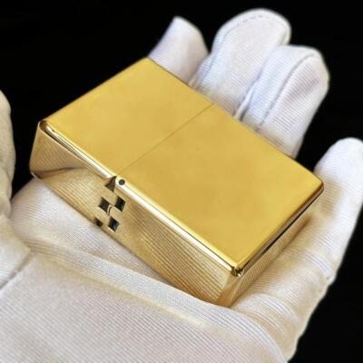 ZORRO 912 912s Brass Kerosene Lighter Windproof Heavy Armor Design 3/5 Hinge
