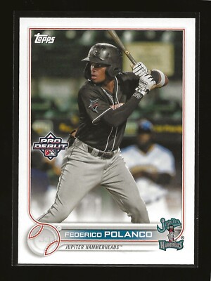 2022 Topps Pro Debut Base Card Federico Polanco Jupiter Hammerheads (#PD-190)