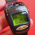 <!--F#f_0-->Sharp Remote Control Watch For TV Rare Retro Vintage SHP2076<!--F/-->