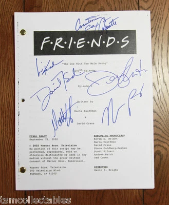 FRIENDS Full CAST signed script Jennifer ANISTON Courtney COX SCHWIMMER - Bild 1 von 4