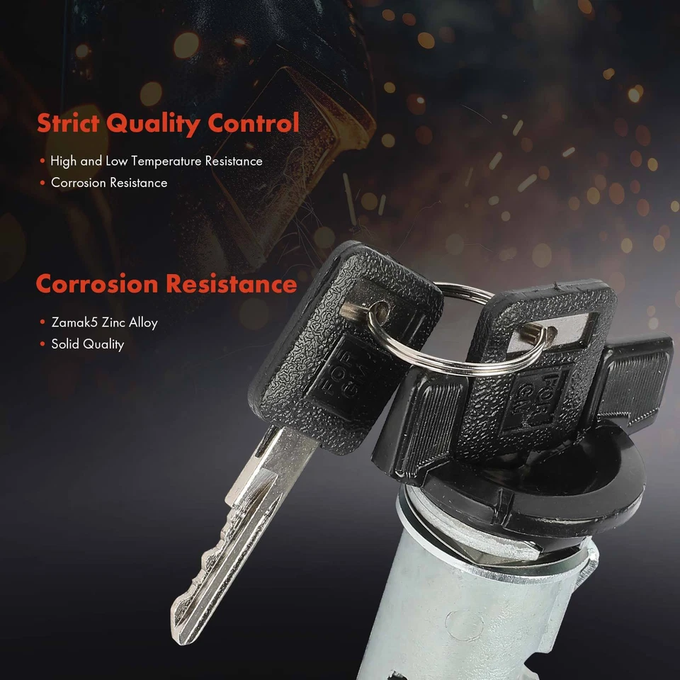 Cilindro de bloqueo de encendido Zamak 5 con llaves para Chevrolet GMC Buick Cadillac Pontiac Foto 4 de 4