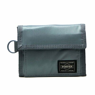 Porter Yoshida Bag 555-06440 Tri Fold Wallet CAPSULE gray made in