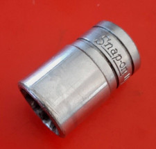 Snap-on Tools USA 1/2” Drive 11/16" SAE Chrome 12 Point Shallow Socket SW221