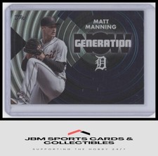2022 Topps Update #GN-75 Matt Manning Generation Now Black #/299