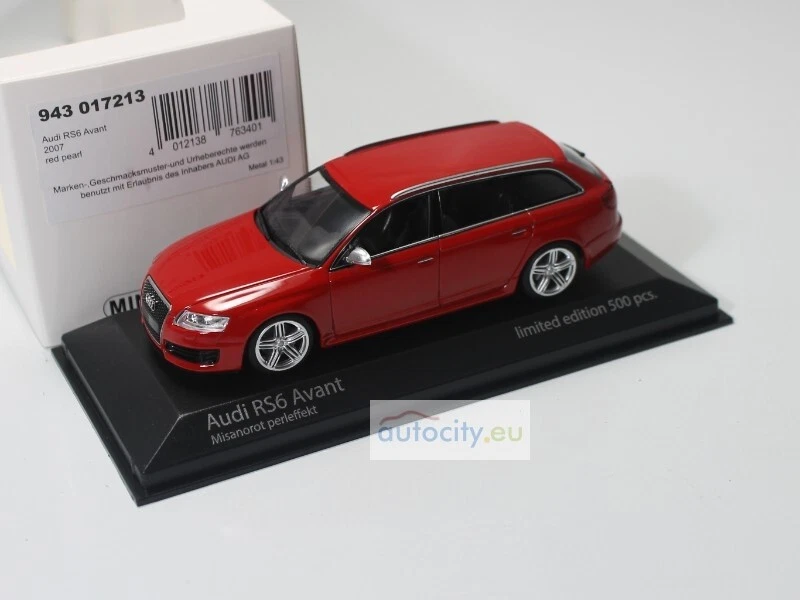 MINICHAMPS AUDI RS6 AVANT MISANOROT PERLEFFEKT 943017213 - Immagine 4 di 4