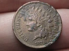 1872 Indian Head Cent Penny- Shallow N, XF Details, LIBERTY Shows