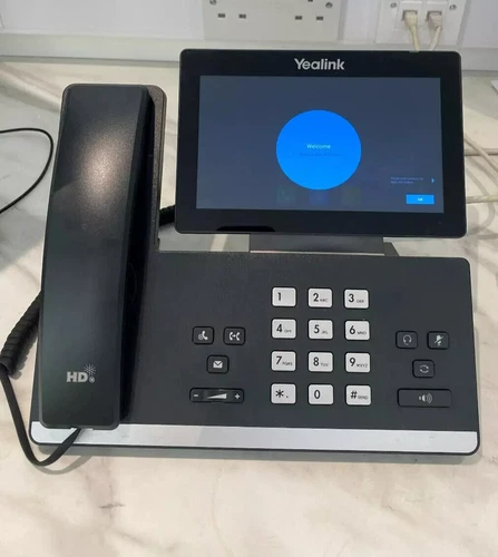 Yealink T58W Touch Screen VoIP Phone PoE Corded Handset - WiFi - 3CX