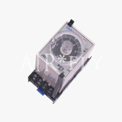1PCS CHNT JSZ3 A-E AC220V Energized Delay Time Relay+Base New