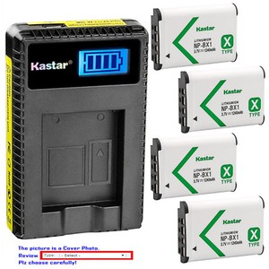 Kastar Battery Lcd Charger For Sony Np Bx1 Cyber Shot Dsc Rx100m6 Rx100 Vi Ebay