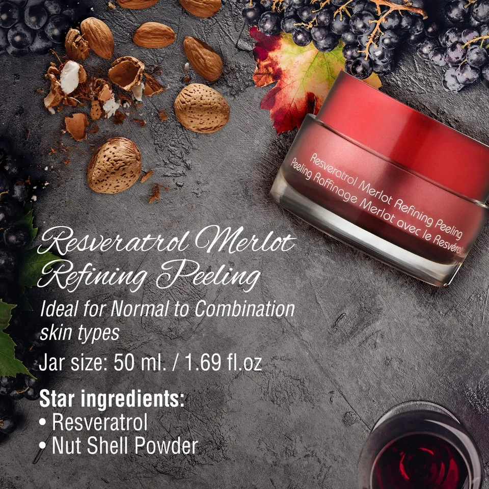 Gel exfoliante reafirmante antienvejecimiento exfoliante refinador Vera Resveratrol Merlot Foto 2 de 4