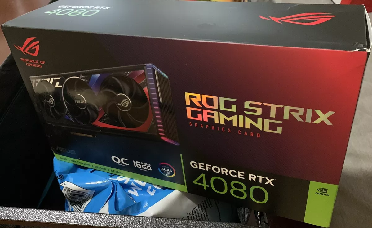 Asus ROG Strix GeForce RTX 4080 16GB GDDR6X OC GPU –