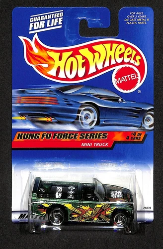 Hot Wheels Mini Truck 1999 Kung Fu Force Series 4/4 Vintage