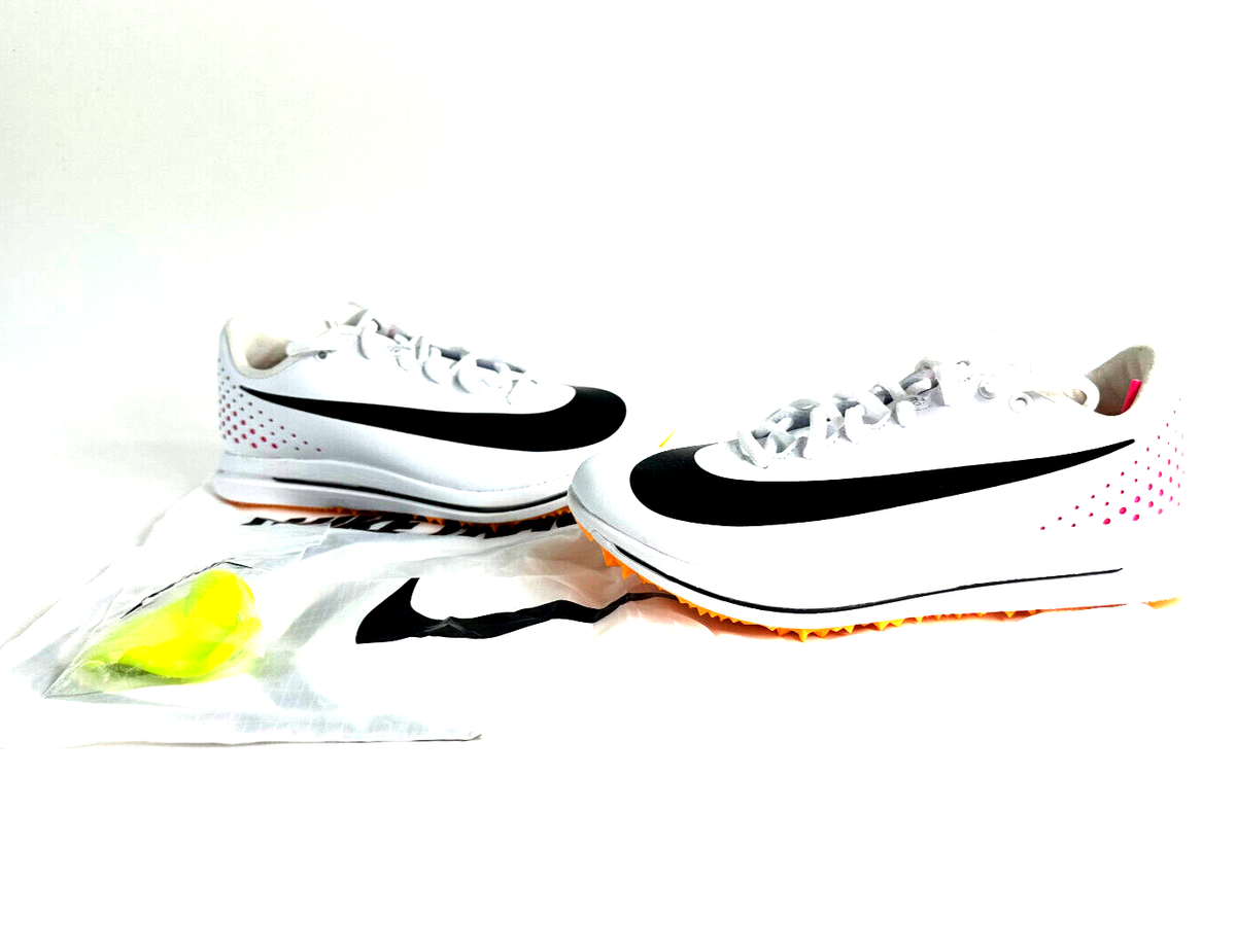 Size 8.5 Men Nike Triple Jump Elite 2 Rawdacious Track Field White Spikes AO0808 Nike Zoom Triple Jump Elite 2 Track Shoes White Men main image 4