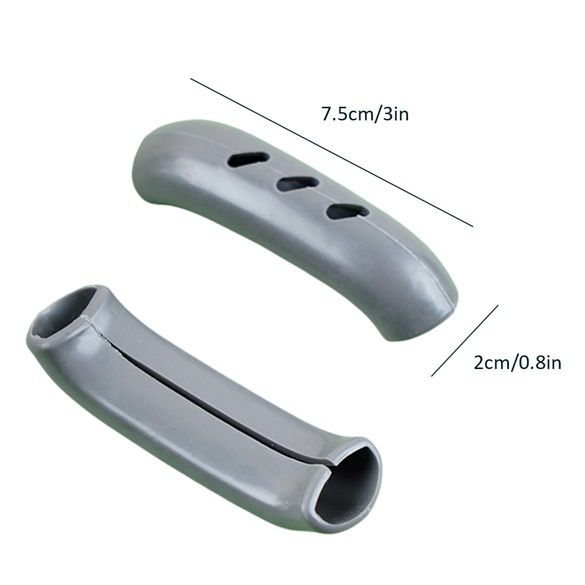 2Pcs Pot Lid Handle Silicone Lid Handle Cover AntiScald Handle