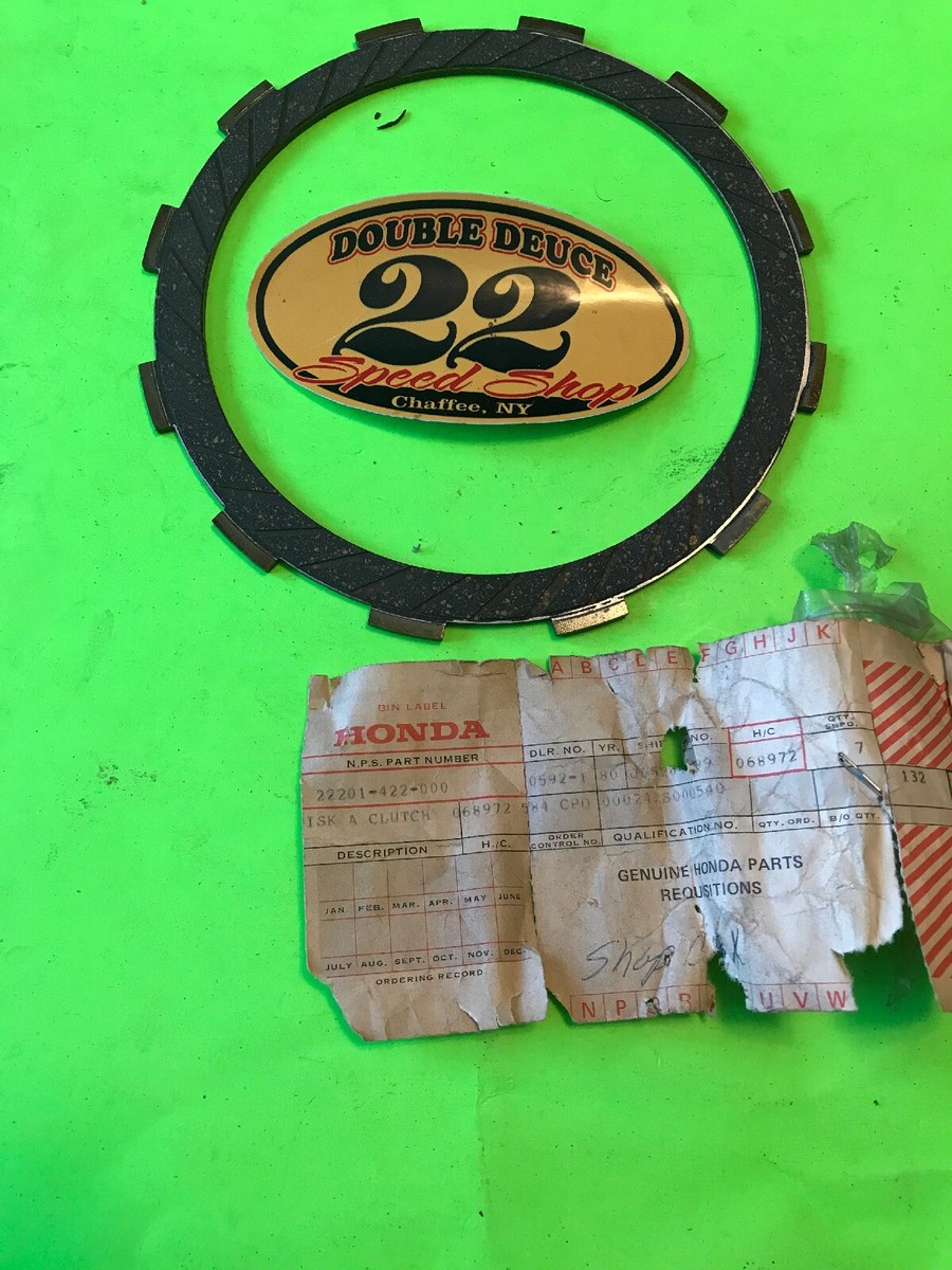 GENUINE Honda NOS 22201-422-000 DISK A, CL FRICTION | eBay