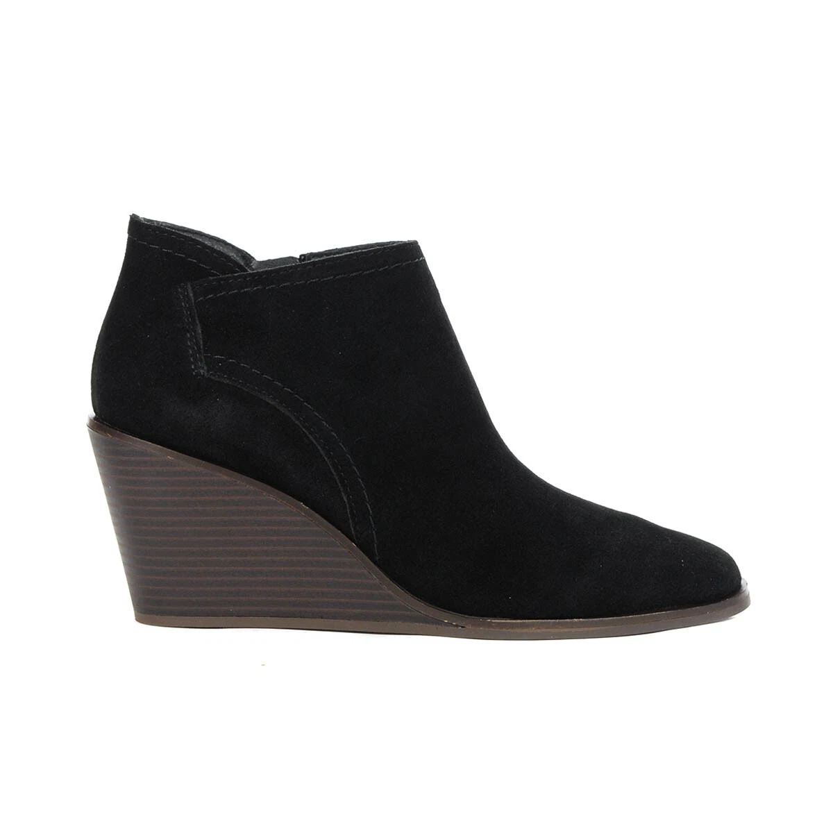 Lucky brand black wedge best sale booties