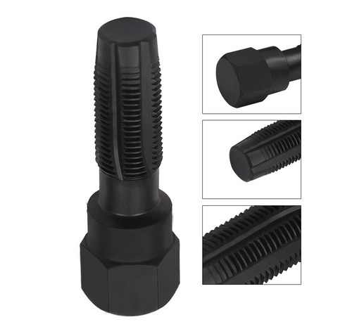 Kit de insertos de escariador de grifo herramienta de reparación de re-roscado de bujía de acero al carbono para automóvil de 14 mm EE. UU. - Imagen 12 de 14