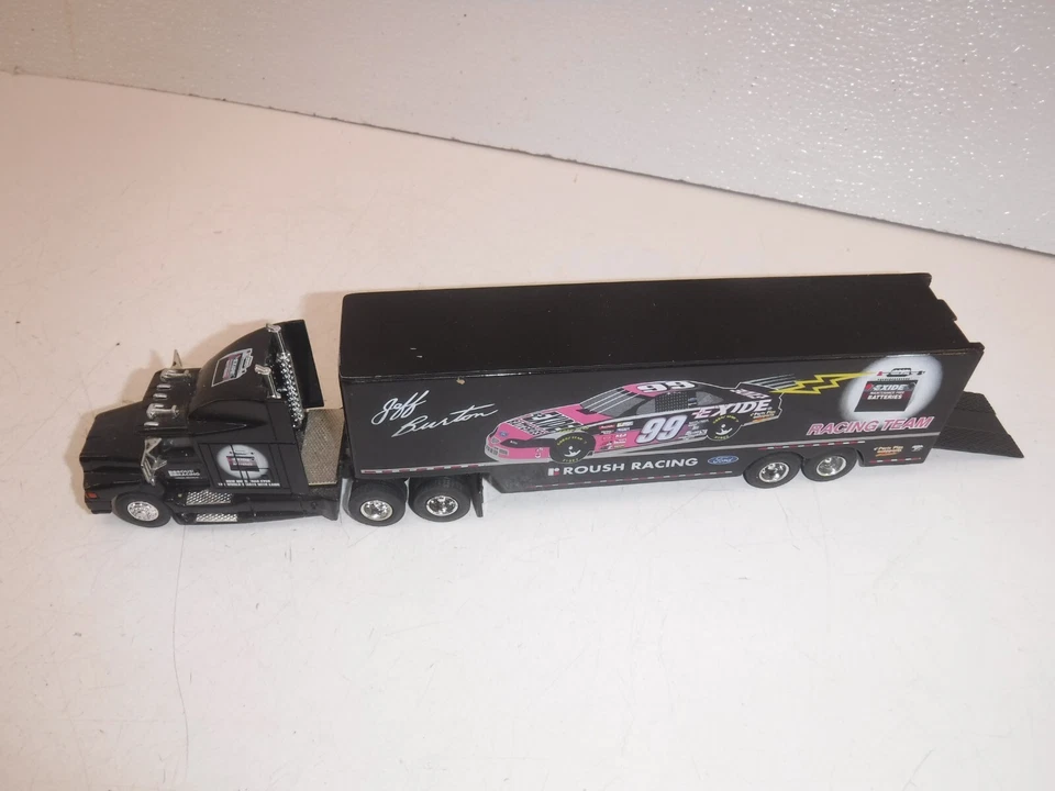 Camión semirremolque vintage Race Champions NASCAR 1993 Roush Racing #99. L.E Foto 4 de 4