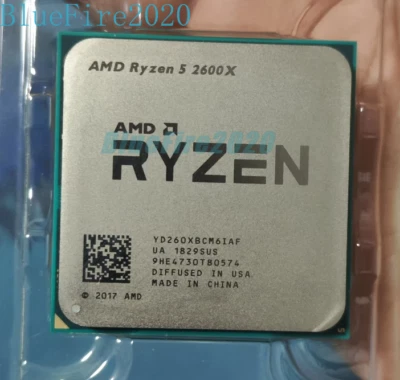 AMD Ryzen 5 2600X R5-2600X 3.6 GHz 6-Core 12-Thr 95W Socket AM4 CPU Processors - Bild 1 von 4