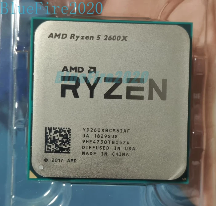 AMD Ryzen 5 2600X R5-2600X 3.6 GHz 6-Core 12-Thr 95W Socket AM4 CPU Processors - Image 2 of 4