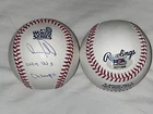 Andy Pages Dodgers Auto Signed 2024 World Series Baseball PSA Wit WS Champs .