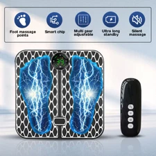 EMS Foot Stimulator Massager Mat for Neuropathy Pain Relief with Remote Control