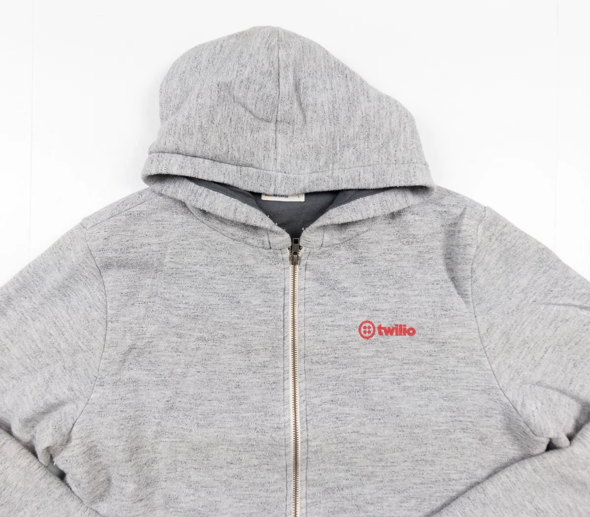 Marine Layer Sweatshirt Men s Large Gray Hoodie Full Zip Sweater Adult 2 Layer
