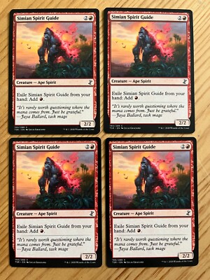 MTG Magic 4x Simian Spirit Guide (Time Spiral Remastered) M/NM Eng