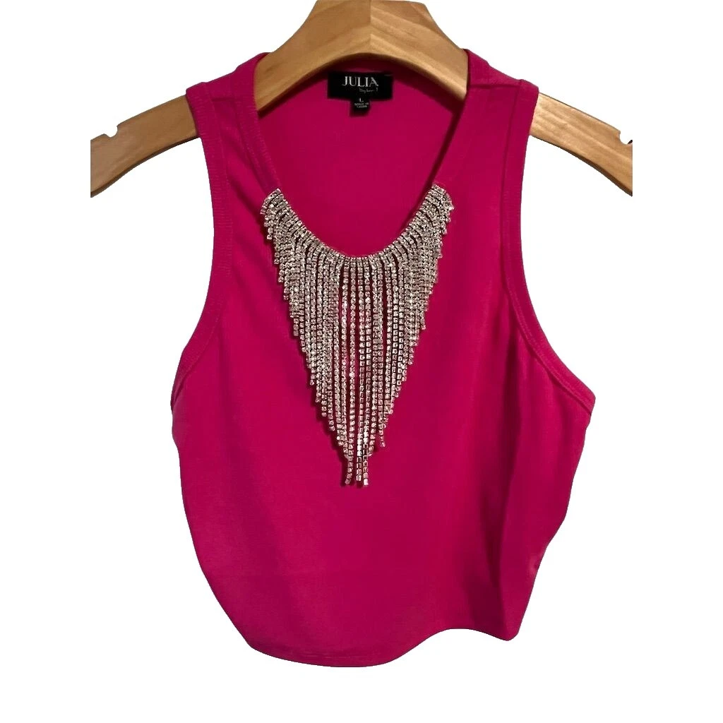 Camisetas con flecos de Poliéster para Mujer