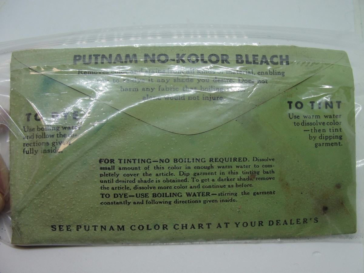 四geputnam fadeless dyes Vintage Putnam Fadeless Dyes/Tints USA New/Old Stock, CIRCA