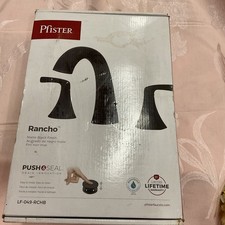 PFISTER Rancho 8" Blk Matte LF 049RCHB bathroom faucet NEW