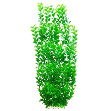 unootel Tall Green Round Leaves Aquarium D cor Plastic Plants tall,