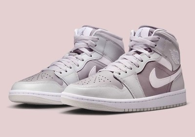 Nike Air Jordan 1 Mid Photon Dust White BQ6472-008 Women's 11.5 Men's 10