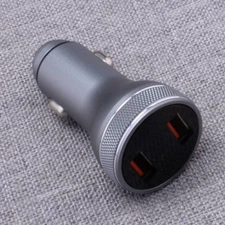 Car 2-Port Dual USB 3.0 Fast Charging Charger Adapter with LED Digital Voltmeter