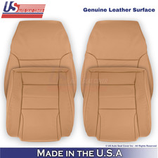 1994-1998 Fits Ford Mustang Genuine Leather Front Replacement Seat Covers Saddle