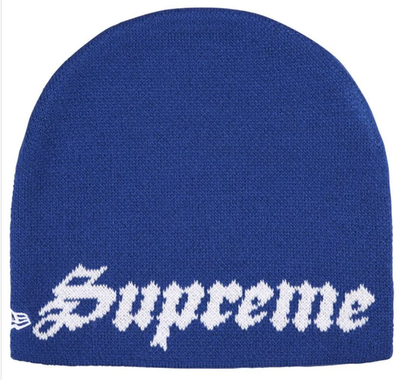 Supreme New Era Ghostface Beanie Royal Blue SS26 Supreme New York