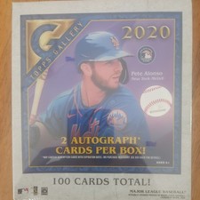 2020 Topps Gallery Baseball Mega Box 2 AUTOS PER BOX FACTORY SEALED 100 Cards!