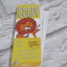 Brain Quest Kindergarten Cards Ages 5-6 300 Questions  Answers Deck 1 Only