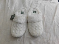 Aran woollen slip in slippers