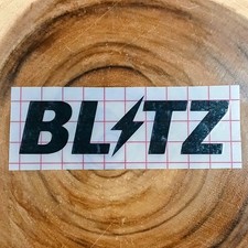 Blitz Vinyl Decal X2 Jdm Tuner Build Import Sticker Car Window Laptop Toolbox