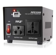 PYLE PVTC320U 500 Watt Voltage Converter Transformer