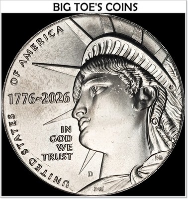 BU 1776-2026-D SEMIQUINCENTENNIAL HALF DOLLARS *IN STOCK* FREE