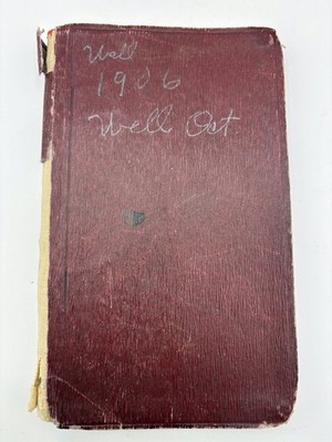Vintage 1906 Pocket Diary Book Miniature Journal (written In)