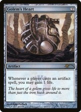 Golem's Heart -Foil Light Play MTG Promos: WPN and Gateway