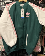 NWT Adidas Originals Superstar Varsity Jacket Boyfriend Athlete Retro Y2K Preppy